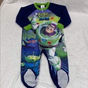 Disney Pixar Toy Story Buzz Lightyear Kids One Piece Pajama footies 2t